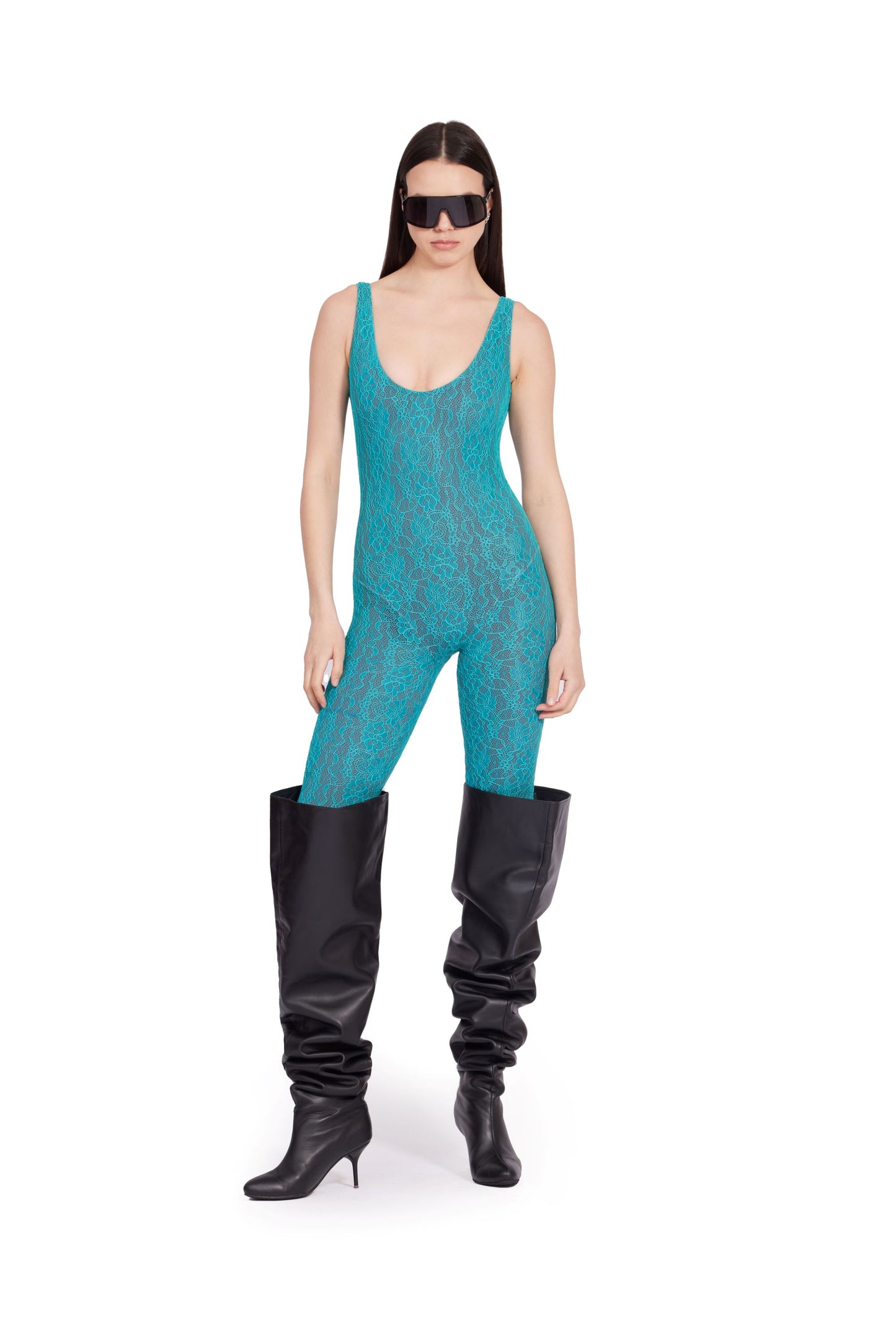 JUMPSUIT WITH OPEN BACK