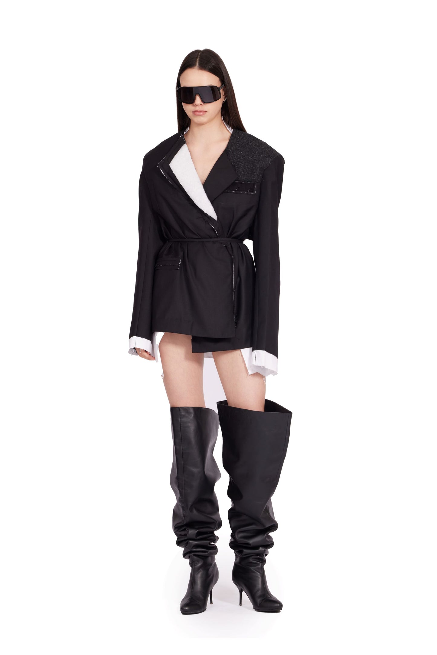 DECONSTRUCTED BLAZER-DRESS