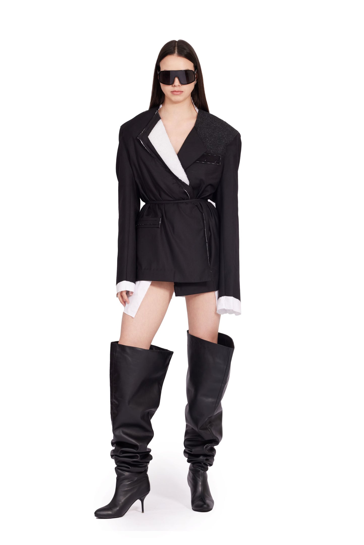 DECONSTRUCTED BLAZER-DRESS