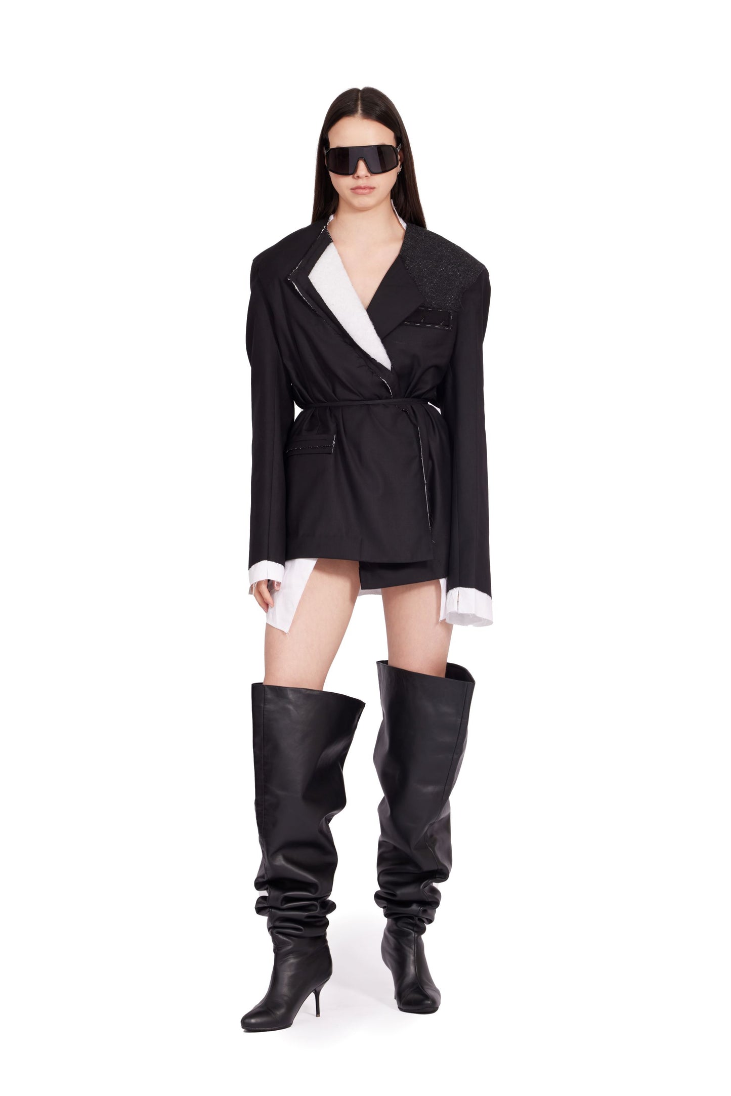 DECONSTRUCTED BLAZER-DRESS
